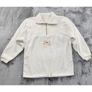Vintage 90s Jarray Sportswear Quarter Zip Pullover Sweater Size 3 L-XL White